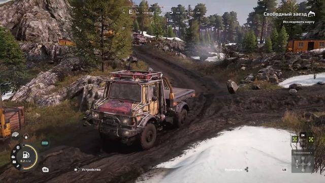 Expeditions A MudRunner Game - Season 2 White Dawn - Струя бобра смотреть онлайн