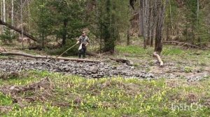 Весенняя рыбалка на хариуса по горным речкам