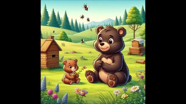Мишка и мёд - Стихи для детей