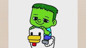 КАК РИСОВАТЬ КУРИЦУ-ЖОКЕЯ (МАЛЫША-ЗОМБИ) MINECRAFT