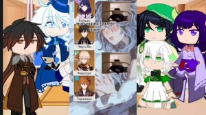 реакция архонтов из genshin impact на тт часть(2/?)