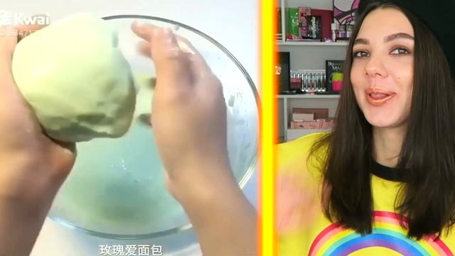 Сломала 100 Помад и Смешала в Слайм! Странные Видео смотреть онлайн