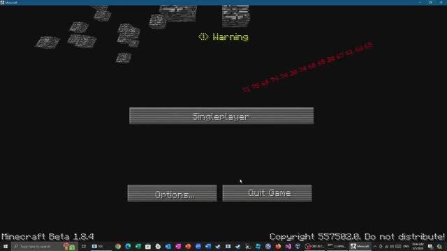 Minecraft ERROR533 или Beta 1.8.4_01 (перезалив с ютуба) смотреть онлайн