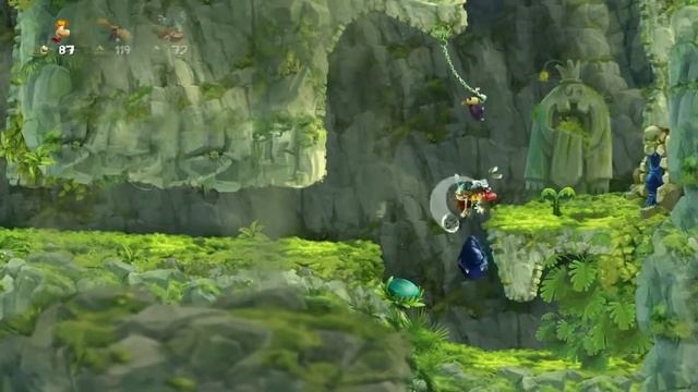 Rayman® Legends прохождение втроем #4
