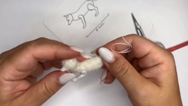 Как вязать крючком лису #вязание #ooak #вязаниекрючком смотреть онлайн