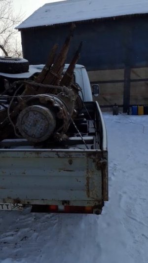 Как перевести, мост и двигатель с коробкой от автомобиля МАЗ, на Газели.