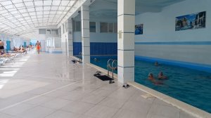 Зимний ПЛЯЖ - Крытый Бассейн в Санатории МАЛАЯ БУХТА г.АНАПА Май 2025г.