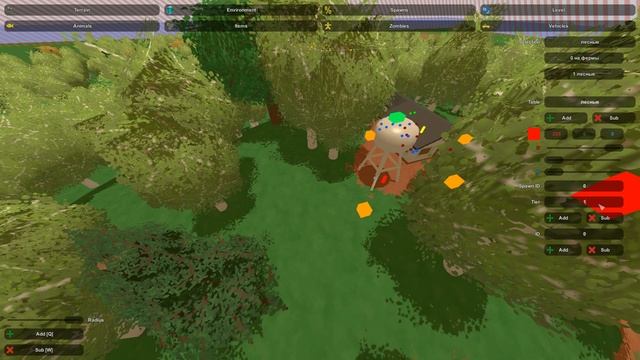 Unturned расставляем животных по карте