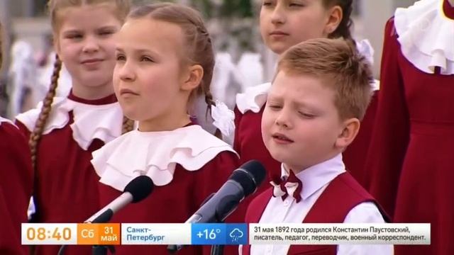 Детские песни, Большой детский хор имени Попова, руководитель Анатолий Кисляков смотреть онлайн