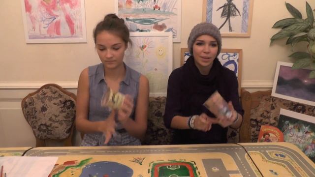 Музыка стаканов и вокал Удивительные сестры! Супер супер супер!