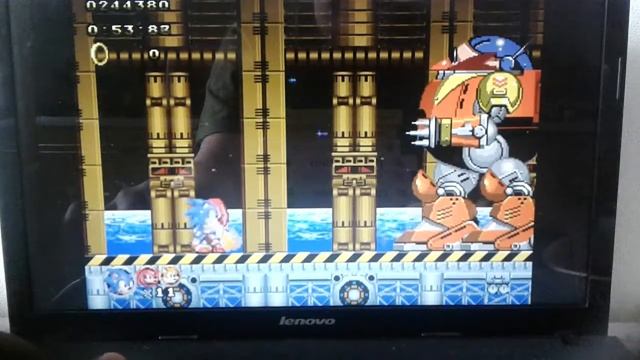 Заканчиваем играть в онлаене игру про соника 