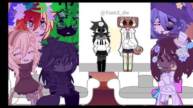 реакция Dandy's World || 1 часть ||