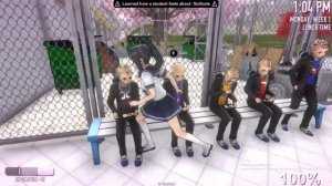 стала правонарушителем..БЕЗ МОДОВ | Yandere Simulator