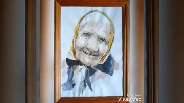#Живопись. #Портреты и #пейзаж. #бумага #акварель смотреть онлайн