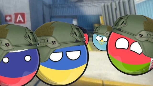 CS:GO, но это Countryballs 3 | (Анимация Countryballs)