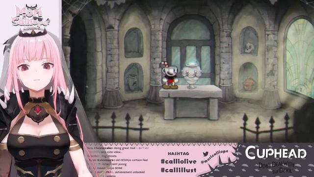 [Калли] РЫВОК=СУПЕРАТАКА - Калли играет в Cuphead #1