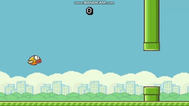 Flappy Bird на PSP.