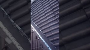 монтаж греющего кабеля на кровле в Архызе