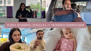 VLOG // Наша машина доехала в Москву из ЛА // Сколько стоила перевозка // У Моники инфекция