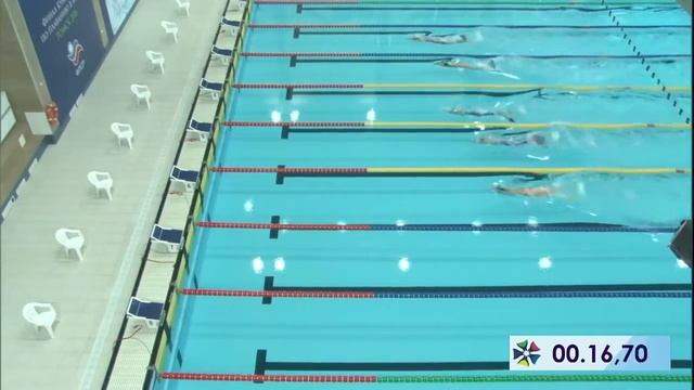 Плавание в ластах, эстафета 4 x 100 м. Девушки смотреть онлайн