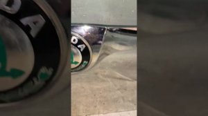 35785 Хром молдинг капота Skoda Fabia 2007-