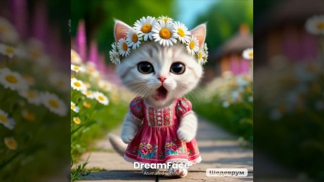 кот с ромашками смотреть онлайн