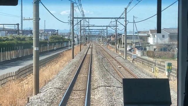 03.03.2023 года.Омия-Такасаки из кабины машиниста.Часть 15.Хондзё-Дзимбохара.