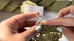 Это ТРЕНД! ВЯЖЕМ РОСКОШНЫЙ ДЖЕМПЕР "OLIVES"   HOW TO KNIT BEAUTIFUL SUMMER SWEATER