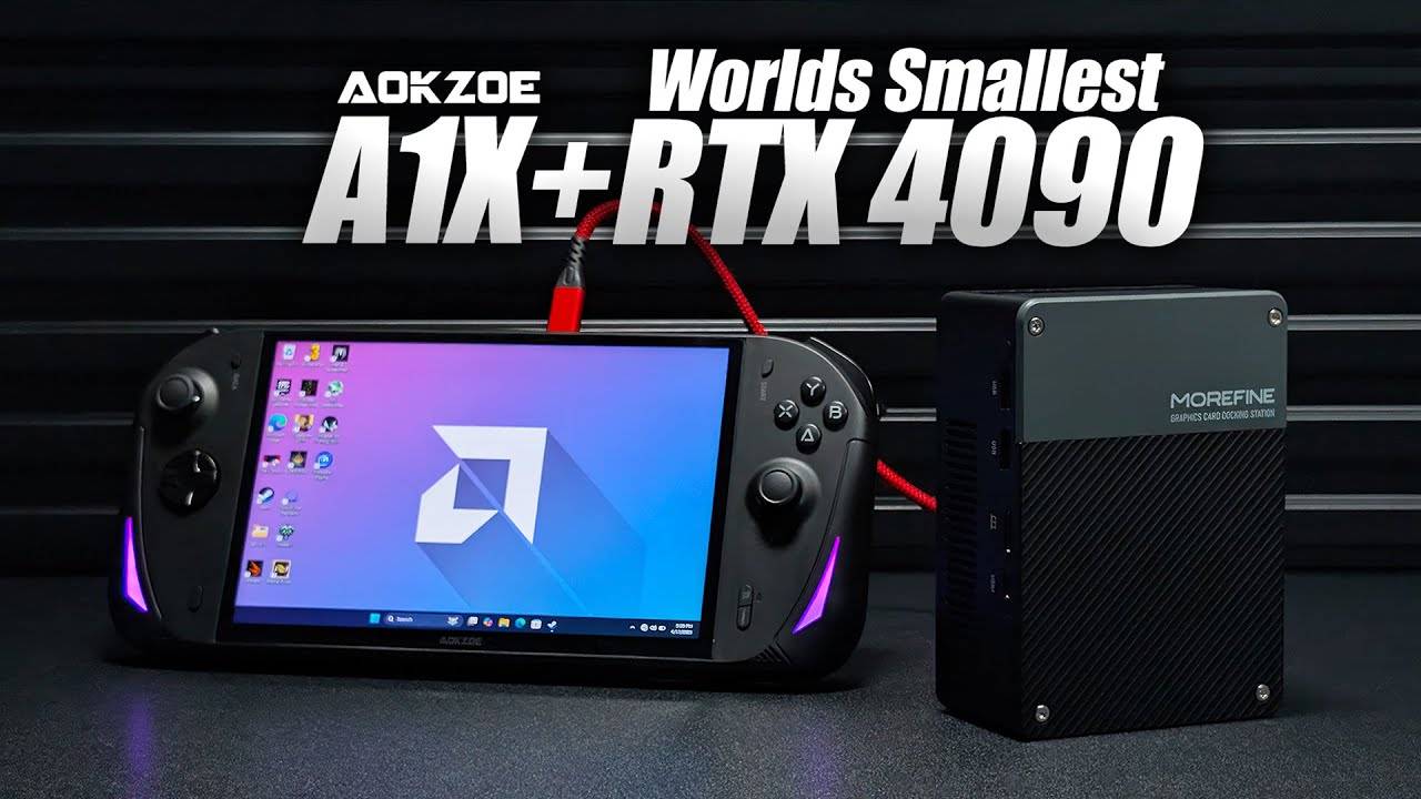 We Paired The NEW A1X With The Smallest RTX 4090 eGPU! смотреть онлайн