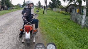 покатушки по деревне на иж юпитер 5 и иж планета 5 с дру?