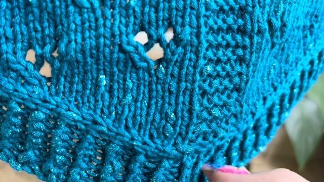 Вяжем ТРЕНД: майка спицами “Sweetheart”! 3-я часть Knitting summer top смотреть онлайн