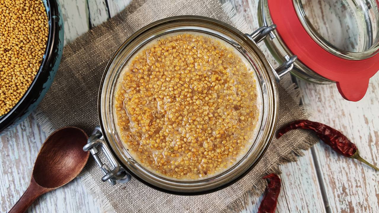 Дижонская горчица. Рецепт зерновой горчицы смотреть онлайн