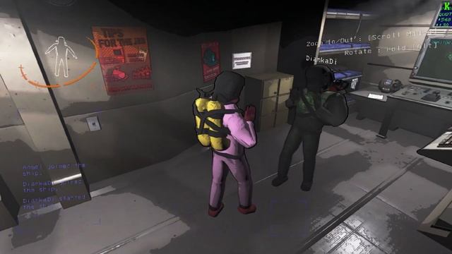 Попали в Minecraft с мимиком в Lethal Company