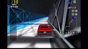 Первый запуск RUSH 2049 (Dreamcast)