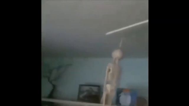 скелет крутится