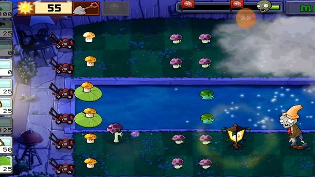 Растение с двумя головами и зомби шахтёр!? Plants vs zombies!? смотреть онлайн