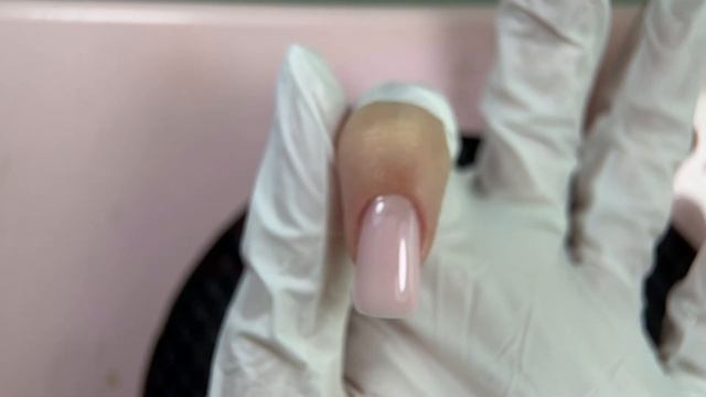 Укрепление ногтей гелем 💪🏼 Самая БЫСТРАЯ техника🔥 смотреть онлайн