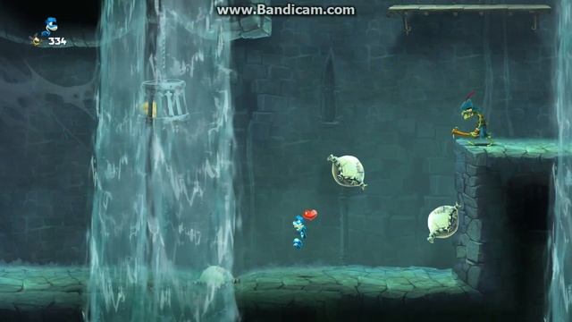 как парайти уравень в игре Rayman Legends злавещий замок смотреть онлайн