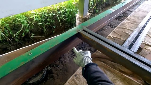 Гараж из сендвич панелей, сварил напольный стапель 6 Часть смотреть онлайн