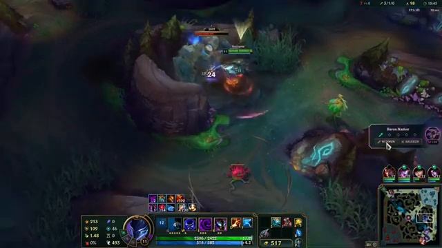 LoL - Nocturne Gameplay №2 смотреть онлайн