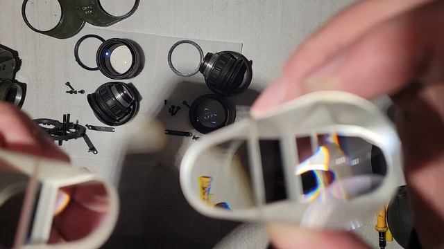 Бинокль Carl Zeiss Jena NVA 7x40 Ремонт чистка юстировка Binoculars Rep