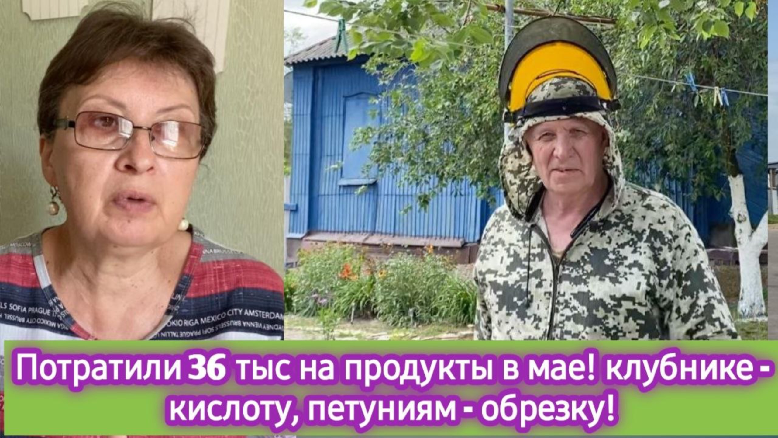 Потратили 36 тыс на продукты в мае. А сколько потратили вы? Клубнике - кислоту, Петуниям - обрезку! смотреть онлайн