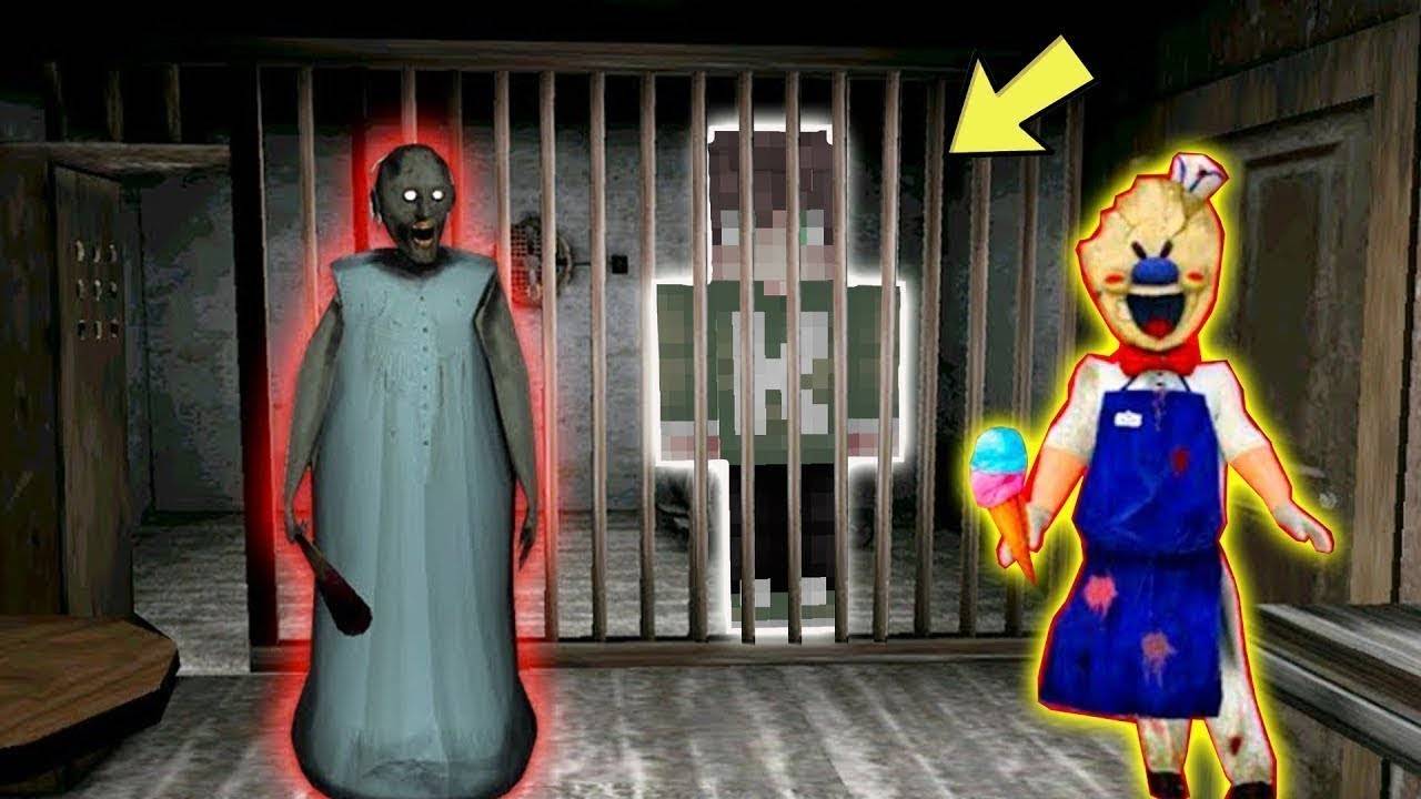 Funny Moments БАБКА ГРЕННИ И ICE SCREAM NEW SECRET GRANNY смотреть онлайн