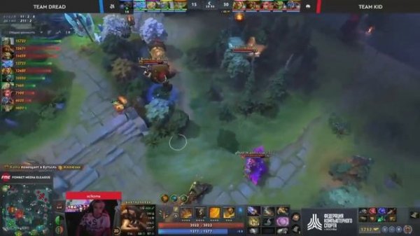 Ростик на ЖИВОМ ТУРНИРЕ по ДОТЕ | FME Dota 2 | TEAM Kid vs TEAM Dread | 1