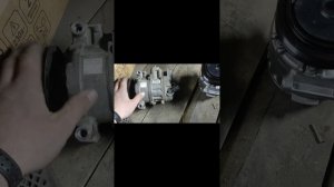 Замена компрессора кондиционера Шкода а5 #denso #компрес?