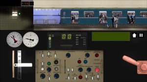 Поездка на 81-717 в симулятор Ленинградского метро 2D по М