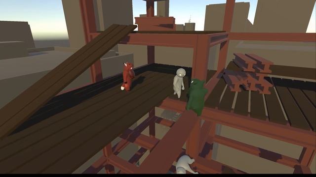 Gang Beasts c Другом часть два смотреть онлайн