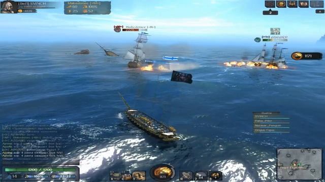 World Of Sea Battle ( режим и маленький замес у Гельбиона) смотреть онлайн