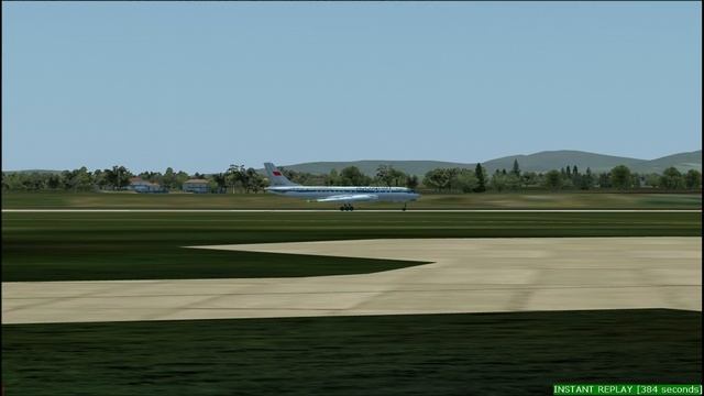 Ту-104 контрольная пробежка. FS2004