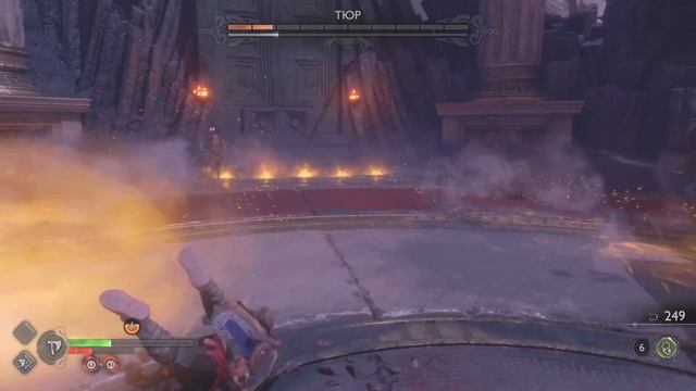 God of War Рагнарёк Тюр с оружием древних ацтеков в Вальга? смотреть онлайн